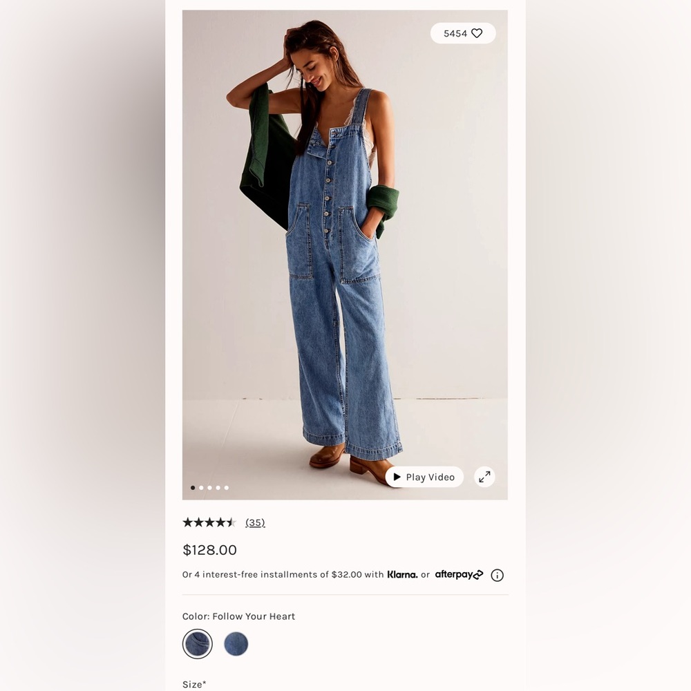 Free People Overalls